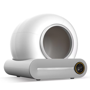 OEM Pet fabrika büyük Wifi App kontrol elektrikli akıllı kedi tuvalet akıllı otomatik kendini temizleme kedi kediler için kum kabı - Product Image 6