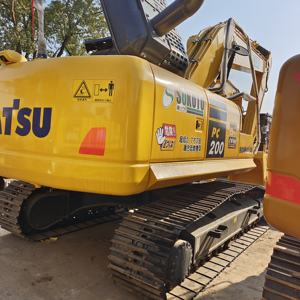 Mini-excavatrice Komatsu PC200-6 d'occasion, importée du Japon, 20 tonnes, moteur de haute qualité, boîte de vitesses, PLC - Product Image 2