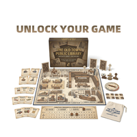 Portafoglio Espandibile in Carta Avorio ad Alta Opacità, Custodia Rigida per Archiviazione Sicura, per Cura di Librerie Accademiche, Giochi da Tavolo Cooperativi