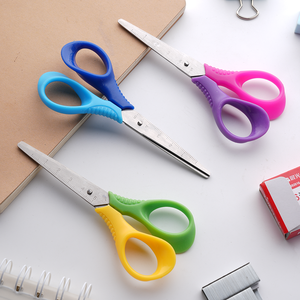 Professional Student Craft <strong>Scissors</strong> With Ruler Scale for Kindergarten Paper Cutting and Children Art Projects - Product Image 3