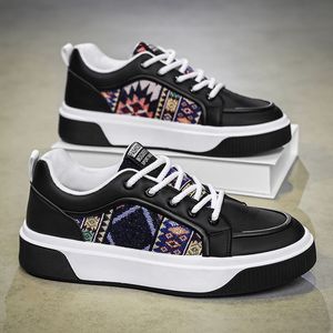 Populaire 2025 automne chaussures pour hommes nouvelles chaussures de planche à <span class=keywords><strong>la</strong></span> mode décontractées à <span class=keywords><strong>la</strong></span> mode et polyvalentes Internet <span class=keywords><strong>rouge</strong></span> chaussures de sport à semelles épaisses - Product Image 5