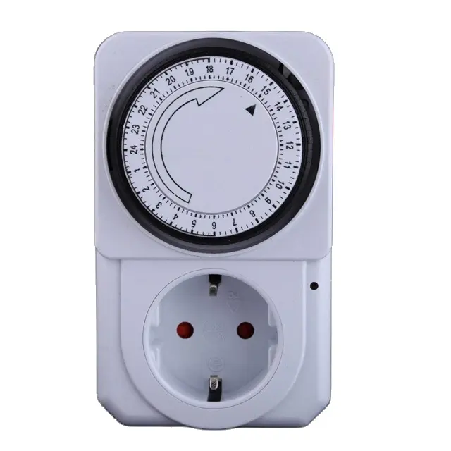 4 Styles 24 Hours New Mechanical Timer Switch Socket 220V 10A Electric Wall Socket Timer Plug Switch Socket US EU UK Plug