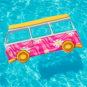 Flotador Inflable <span class=keywords><strong>de</strong></span> PVC Resistente para <span class=keywords><strong>Piscina</strong></span>, Diseño Retro <span class=keywords><strong>de</strong></span> Camioneta, Colchón <span class=keywords><strong>de</strong></span> Aire Duradero, Balsa Inflable, Tapete Flotante para Niños y Adultos - Product Image 3
