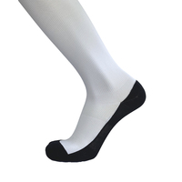 Chaussettes de compression personnalisées sur mesure pour hommes et femmes, avec logo personnalisé, vente en gros