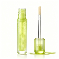 Conteneur vide en PETG de 4,5 ml pour brillant à lèvres avec couvercle à brosse, idéal pour rouge à lèvres et blush – Emballage cosmétique personnalisé, directement de l'usine OEM