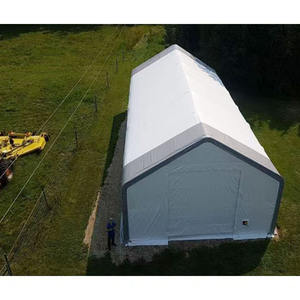 Carpa industrial para taller al aire libre, carpa de almacenamiento de doble armazón, carpa de refugio industrial, refugio de PVC, refugio resistente al viento - Product Image 3