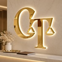 Letreros Acrílicos con Iluminación LED 3D Retroiluminados Personalizados para Negocios, Bodas, Salones de Belleza, Empresas de Publicidad - IP65