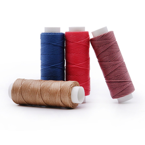 Chỉ may tròn sáp polyester cường độ cao Hồng Cầu 15g 300/420/630/840D/3 dùng làm đồ trang sức, may da, may quần áo - Product Image 2