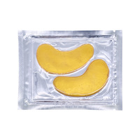 Patchs hydratants pour les yeux en or OEM en gros, masque contour des yeux au collagène et aux cristaux, hydratant, à l'acide hyaluronique et à la vitamine C, raffermissant et anti-âge