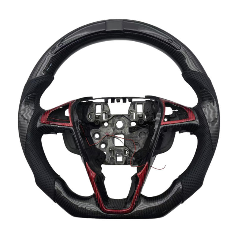 คาร์บอนไฟเบอร์ + หนังพรุน + ไฟ LED + กริป