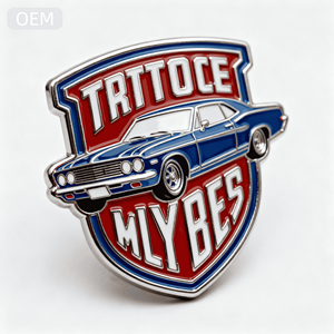 Tal vez ella nace con él broche esmalte Pin creativo púrpura geométrico broches decoración solapa mochila insignias accesorios de joyería - Product Image 1