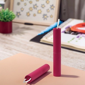 Tubo de Papel Kraft Reciclable y Elegante con Logotipo Personalizado, Tubo para Lápices, Portalápices, Cilindro de Almacenamiento de Papelería con Cuerda - Product Image 2