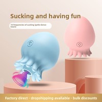 Quallen-Saugvibrator für Brüste & Klitoris Umweltfreundlicher Flirt-Masturbator für Frauen