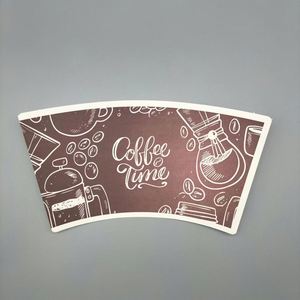 Gobelet en carton spécial double face en PE de qualité alimentaire pour boissons et collations, impression flexographique, modèle pour emballage, vente en gros - Product Image 3