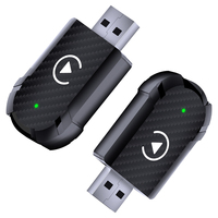 Diskon 30% Adaptor Mobil Mini 2 in 1 Universal Plug and Play Adaptor Sistem CarPlay Nirkabel untuk Mobil