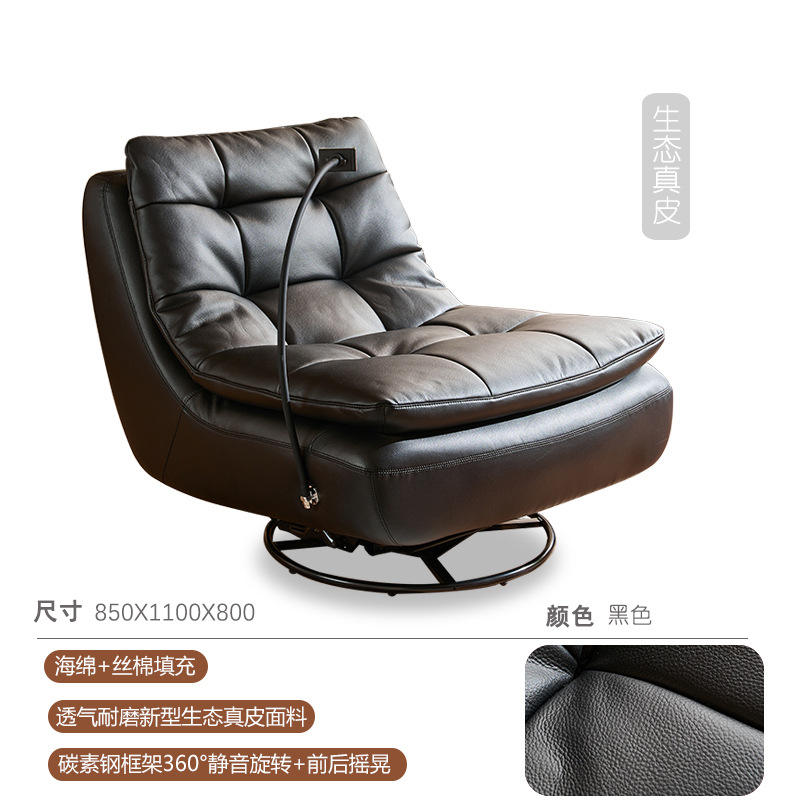 Cuero genuino ecológico - negro