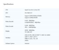 Microcontrôleur Allwinner H618 Quad-Core A53 CPU G31 GPU, décodage vidéo 8K24fps H265, codage vidéo 4K 25fps H264, boîtier OTT