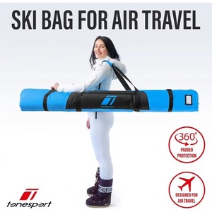 Bolsa de transporte para skiboard con ruedas, bolsa de almacenamiento para snowboard, bolsa de esquí con ruedas Oxford, accesorios deportivos para esquí al aire libre. - Product Image 2