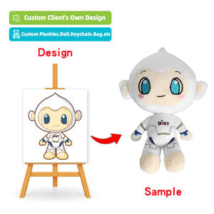 Peluche de <span class=keywords><strong>Anime</strong></span> Personalizado, Mascota Empresarial, Muñeco de Peluche con Diseño Personalizado, Bajo MOQ, Relleno de Algodón PP - Product Image 6
