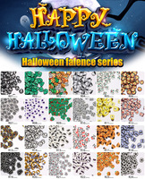 Groothandel 5mm fruitvormige kerst- en halloween sprinkles van polymeerklei voor nagels, slime, epoxyhars, knutselwerk en DIY
