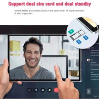 Nouvelle tendance, tablette PC Android de haute qualité avec appels téléphoniques 4G GSM, Bluetooth 5G, WiFi, caméra et emplacement pour carte SIM, compatible avec Apple et Samsung