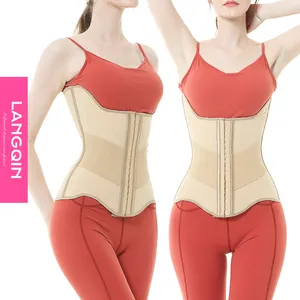 Hot Shaper Frauen Männer Schweiß haken Taille Trainer Neue Verlängerung Stahl knochen Korsett Anbieter Benutzer definierte Private Label Plus Size Korsett