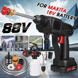 Hidrolavadora Inalámbrica de Alta Presión de 60 Bares y 1500 W, Pistola de Lavado de Autos Recargable, Pistola de Agua Eléctrica, Máquina de Espuma para Batería Makita de 18 V - Product Image 1