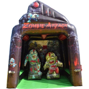 โจมตีซอมบี้ด้วยการขว้างขวานและยิงธนู ระเบิดซอมบี้ ขว้างขวาน ซอมบี้ ฮาโลวีน ของเล่นเป่าลม - Product Image 1