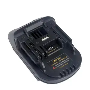 DM18M Adapter Charger Convert For Milwaukees And Dewalts 20V Lithium Battery To Makitas 18V Lithium Battery BL1830