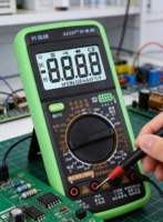 9205P+ Battery-Powered Digital Multimeter with 0-1000V AC/DC Voltage & 0-20A Current Measurement for Household Use