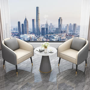 आधुनिक उच्च गुणवत्ता वाले समकालीन टिकाऊ चमड़े के कार्यालय होटल एकल सोफे कुर्सी रिसेप्शन व्यवसाय लिविंग रूम सोफा - Product Image 1