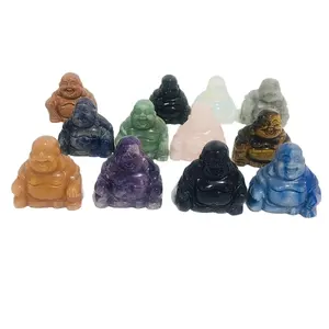 Wholesale Crystals Reiki Buddha Statue Factory Produce Natural Gemstone Crystals Buddha Statue