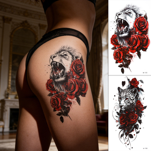 Tatuaje Temporal <span class=keywords><strong>de</strong></span> Brazo Completo, Duradero y Seguro, Diseño Tribal para <span class=keywords><strong>Mujeres</strong></span>, Tatuaje Temporal para el Cuerpo - Product Image 2