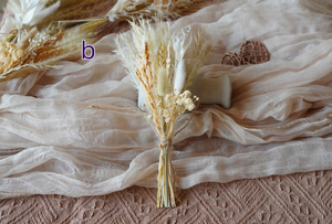 باقة زفاف صغيرة بوهو باقة بامبسغراس باقة زهور صغيرة مجففة ديكور زفاف باقة ديكورات طاولات - Product Image 4