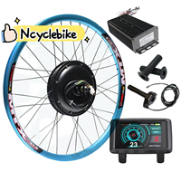 Kit de conversion populaire pour vélo électrique avec moteur de moyeu arrière 28 pouces MTX 48V 52V 2000W et batterie en option