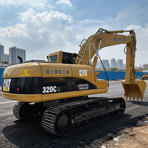 Excavadora de cadenas Caterpillar 320C usada, en estado original, pocas horas de trabajo, rentable, con abundantes repuestos. Pequeña. - Product Image 2