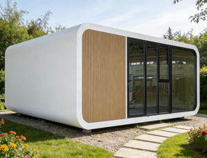Maison préfabriquée de luxe en conteneur, maison mobile, design moderne, écoénergétique, installation rapide, idéale pour jardin/bureau/<span class=keywords><strong>chambre</strong></span> <span class=keywords><strong>d</strong></span>'hôtes - Product Image 1
