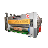 CANGHAI Flexo Automatische Kartonnen Dozenmachine/1200*2400mm 4 Kleuren Watergedragen Print-, Sleuven- en Stansmachine