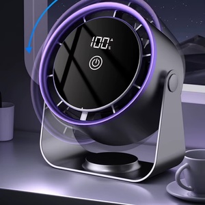 Five Speed Wind USB Charging Desktop Fan Battery Powered Household Use Hotel <b>Plastic</b> Air Cooling <b>Table</b> Punch-free Hanging Fan - Product Image 6