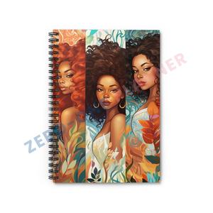 Tùy chỉnh chất lượng cao A4 A5 A6 B5 B6 Đen cô gái tiền Lịch tổ chức giá rẻ khá chương trình nghị sự kế hoạch máy tính xách tay - Product Image 3