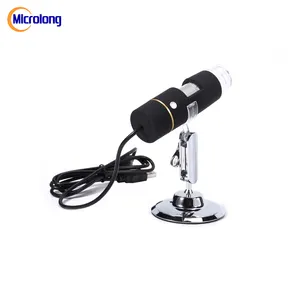 工場直接販売の便利な顕微鏡デジタル単眼携帯電話顕微鏡 8 led