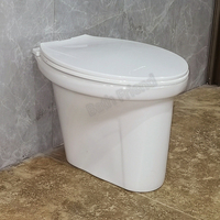 Vente d'usine de cuvette de toilette économique à chasse d'eau Offre Spéciale blanc marché des Philippines Wc en céramique de petite taille pour salle de bain