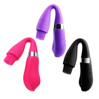 Vibrateur Brosse de Masturbation Féminine, Jouets Sexuels pour Femme, Vibrateur de Stimulation Clitoridienne pour Couple, Sextoy de Massage Adulte