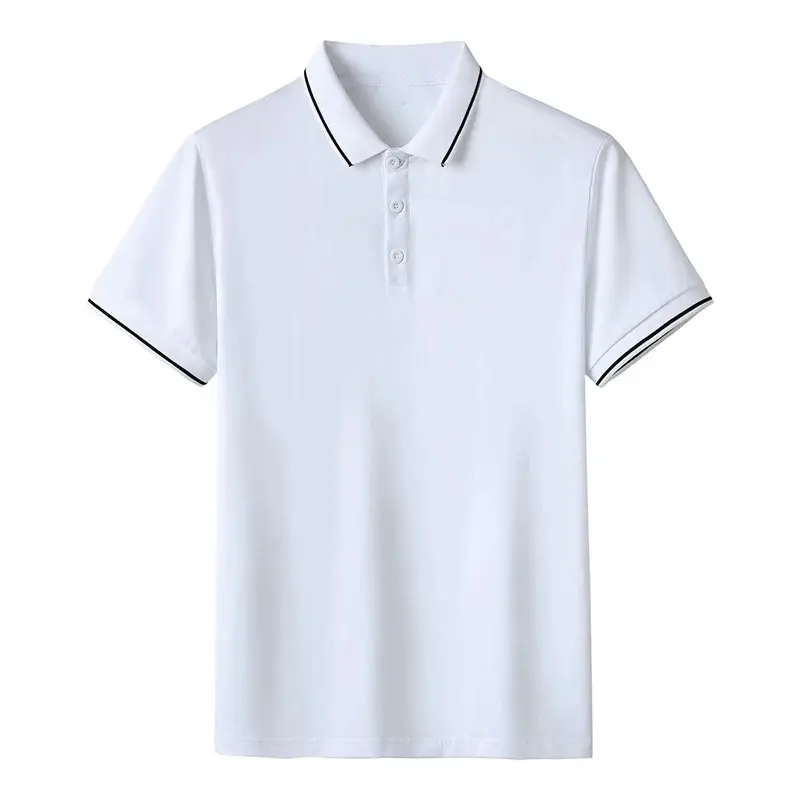 مخصص شعار 100% القطن الرجال تي شيرت بولو الرجال عارضة بلون قمصان قصيرة الأكمام الملابس قمصان قمصان بولو