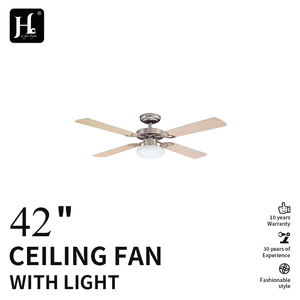 High-quality 42-inch 4-blade <b>ceiling</b> fan with LED <b>light</b>, CB and CE certified, popular in homes and hotels. - Product Image 2