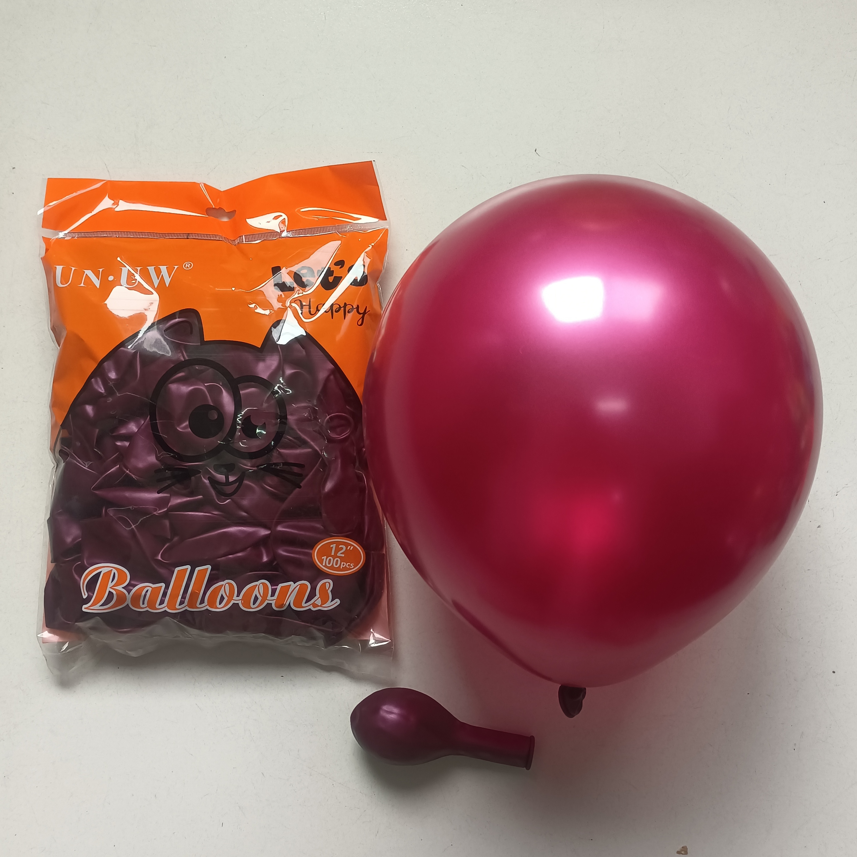 Metallic wine red