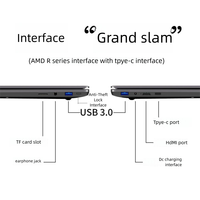 15.6 Inch Thin and Light Laptop with R7 5700U IPS Panel Portable Computer