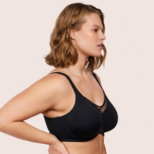 Disponibile - <span class=keywords><strong>Reggiseno</strong></span> in pizzo a copertura totale, taglie forti, <span class=keywords><strong>con</strong></span> <span class=keywords><strong>ferretto</strong></span> di supporto, bestseller, senza cuciture, <span class=keywords><strong>non</strong></span> <span class=keywords><strong>imbottito</strong></span>, da donna - Product Image 3