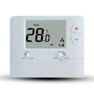 TELIN-termostato de bomba de calor de 24V para sistema de aire acondicionado, calefacción de una sola etapa/refrigeración