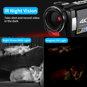ORDRO Caméra vidéo CMOS 4K UHD 48MP Super IR Lumière de vision nocturne efficace pour <span class=keywords><strong>YouTube</strong></span> Shoot Scène de nuit Vlog MicroSD Type de média - Product Image 3